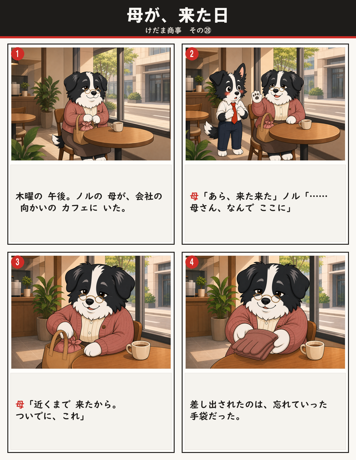 母が、来た日