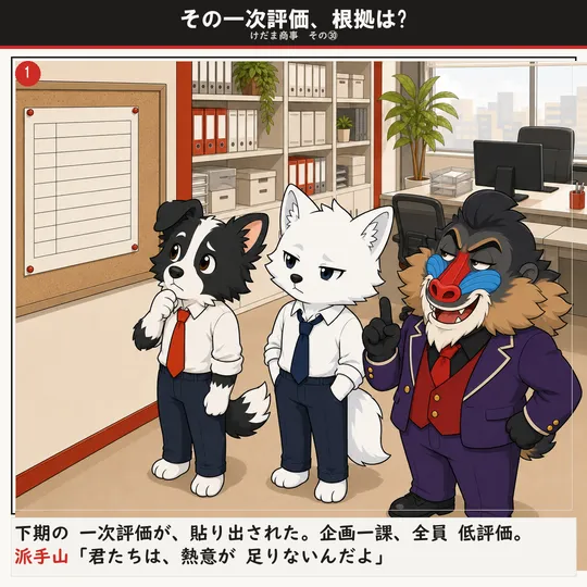 その一次評価、根拠は?