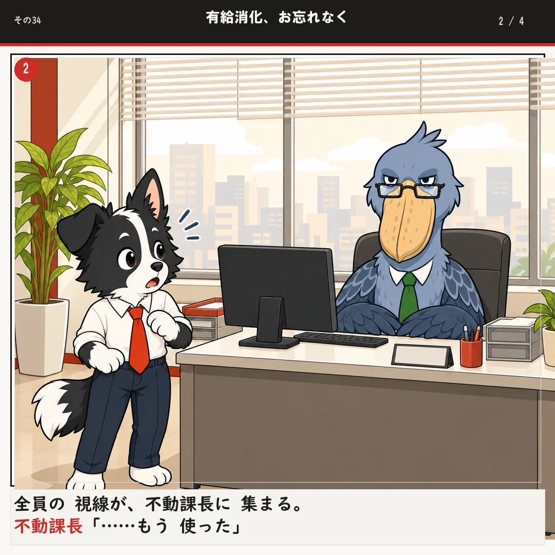 有給消化、お忘れなく 2ページ目