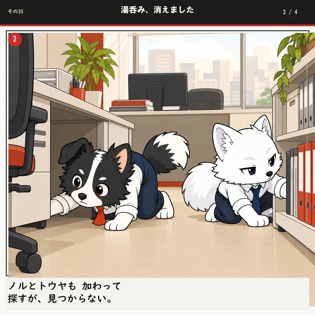 湯呑み、消えました 2ページ目