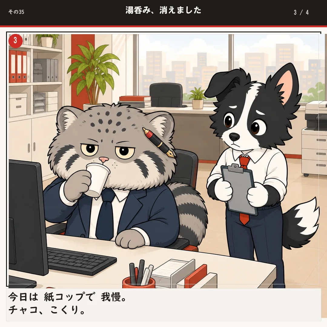 湯呑み、消えました 3ページ目