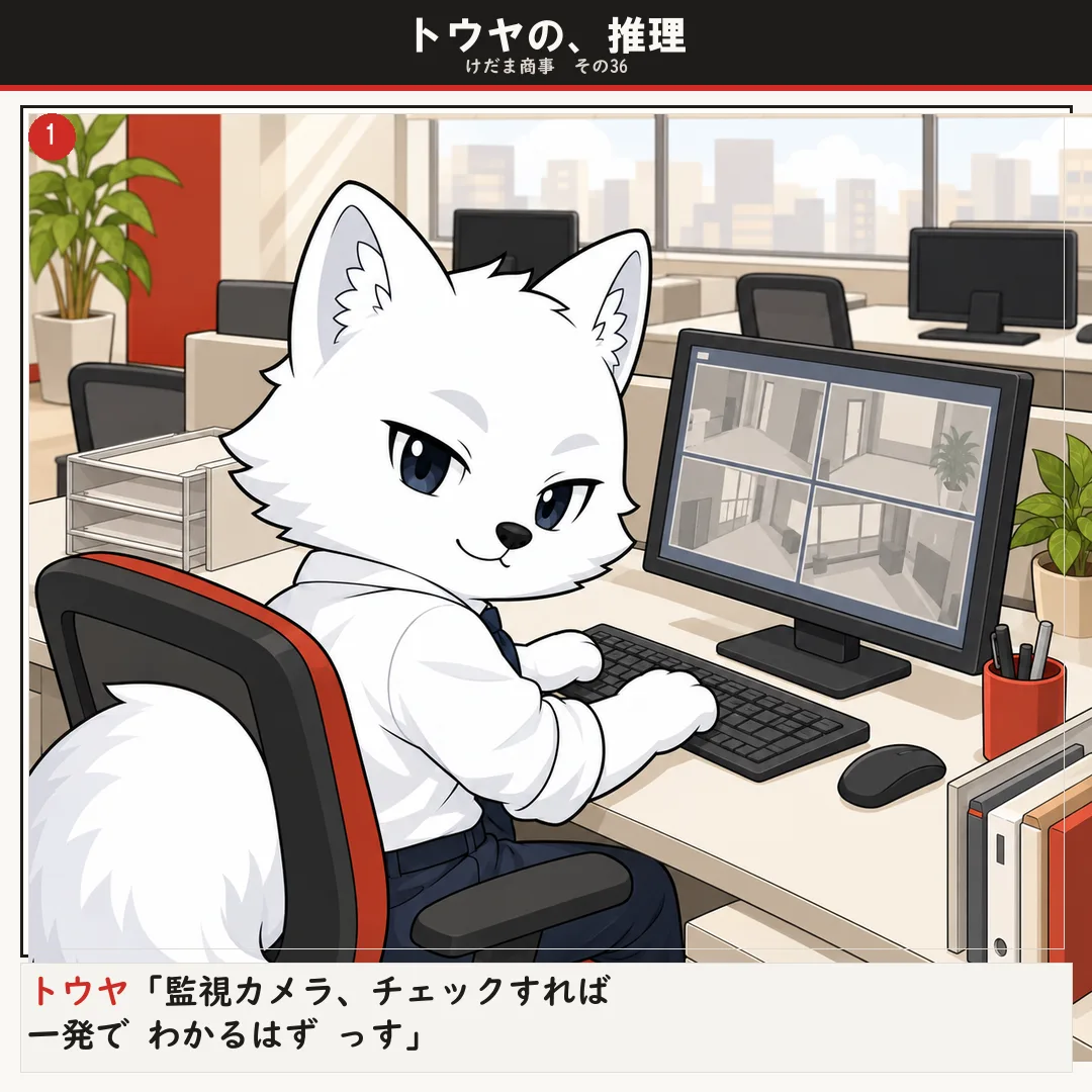 トウヤの、推理 1ページ目