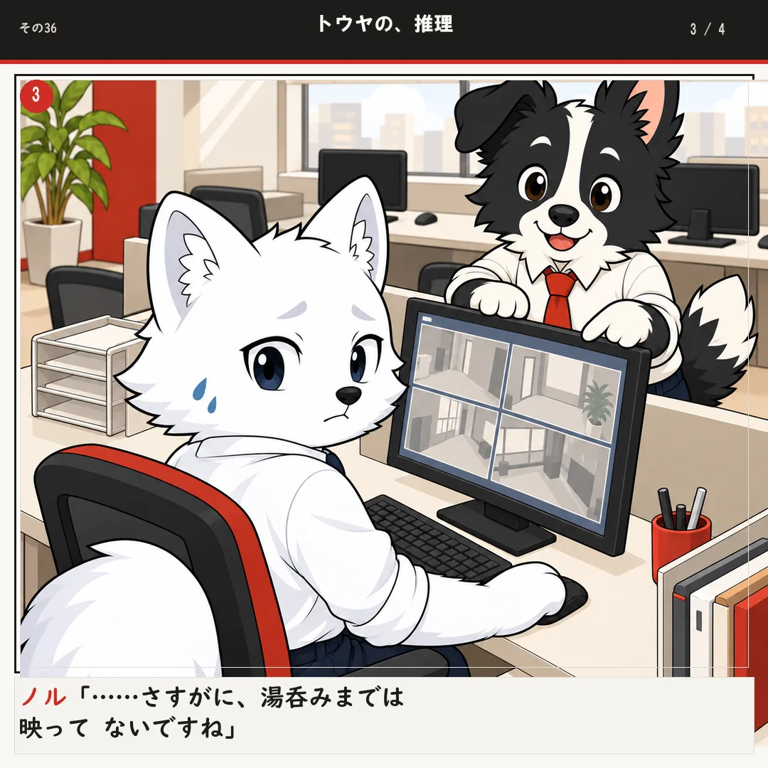 トウヤの、推理 3ページ目