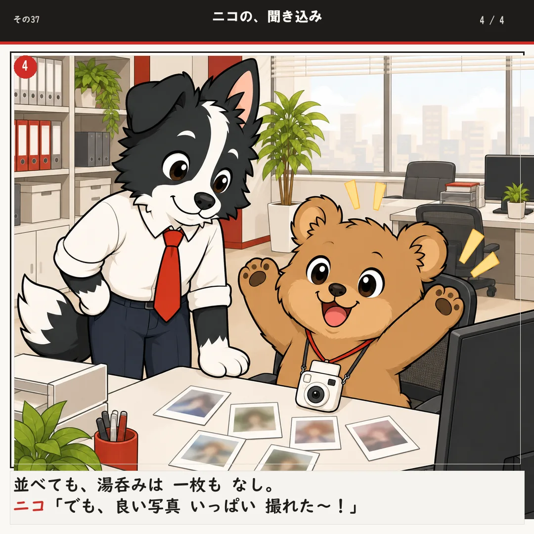 ニコの、聞き込み 4ページ目