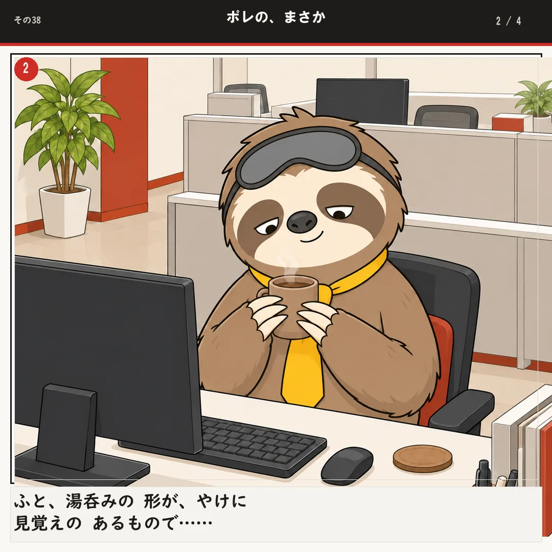 ポレの、まさか 2ページ目
