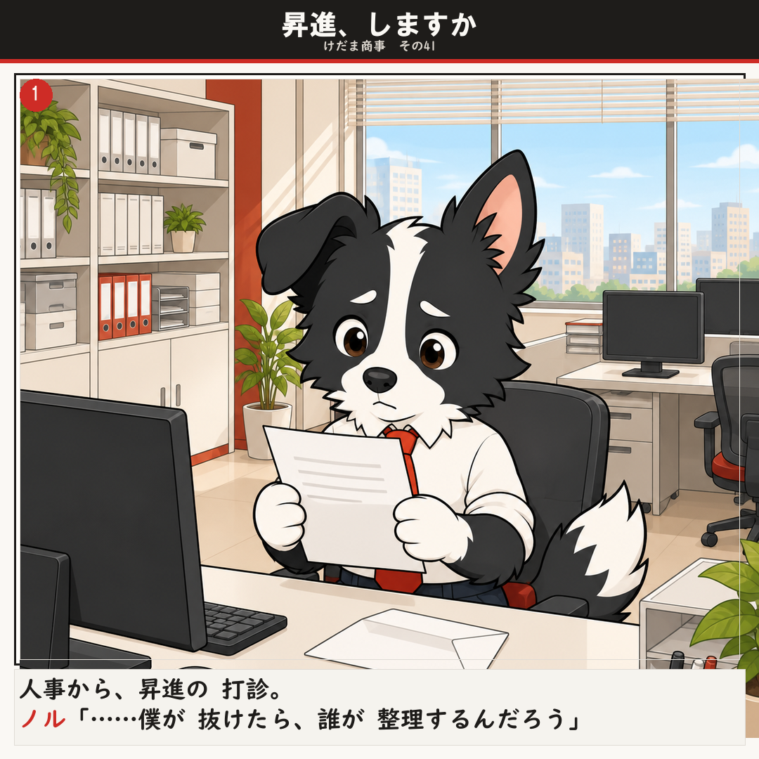 昇進、しますか 1ページ目
