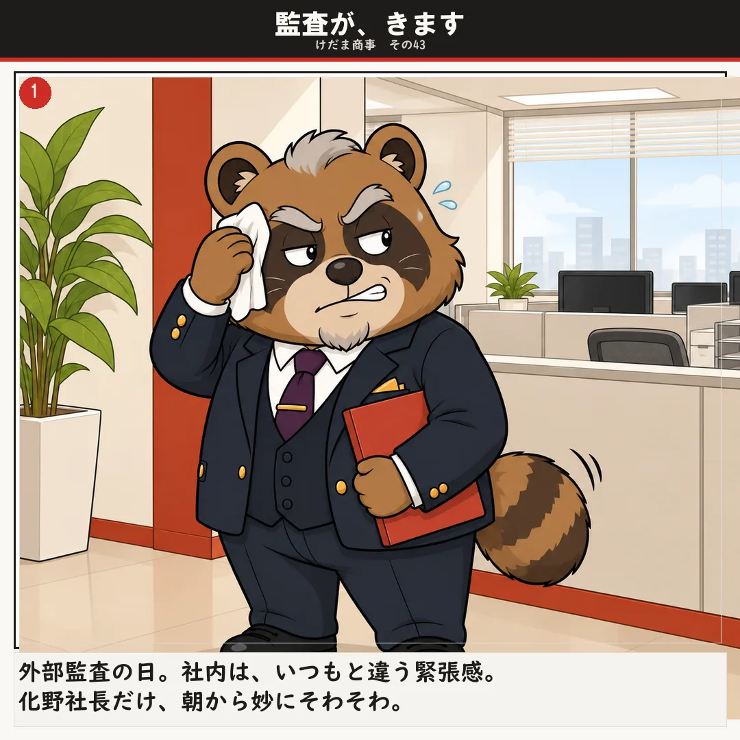 監査が、きます 1ページ目