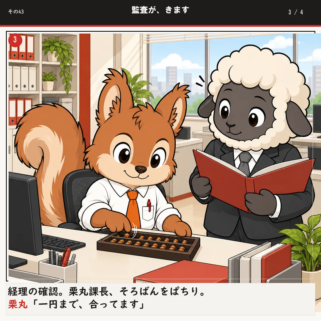 監査が、きます 3ページ目