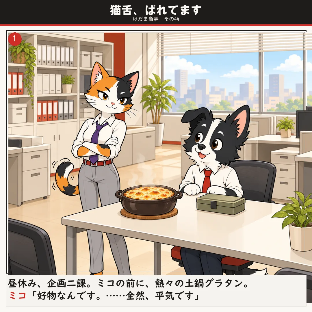 猫舌、ばれてます 1ページ目