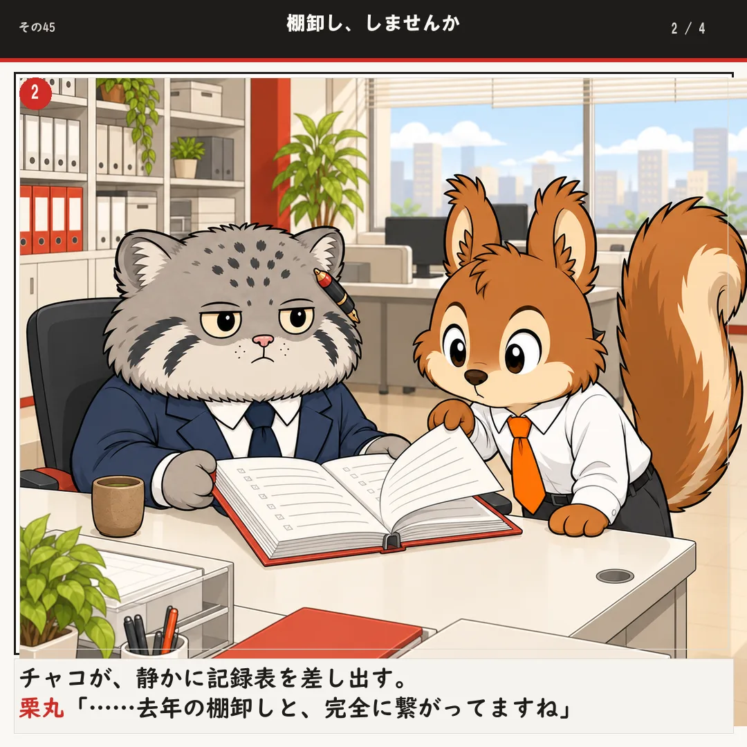 棚卸し、しませんか 2ページ目