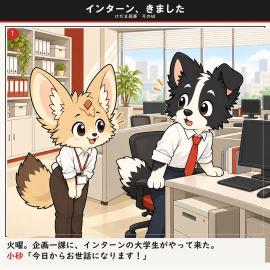 インターン、きました