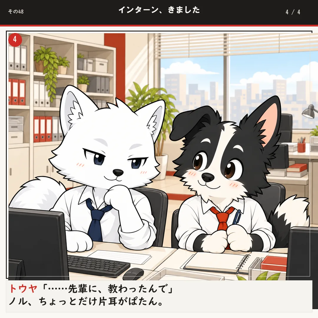 インターン、きました 4ページ目