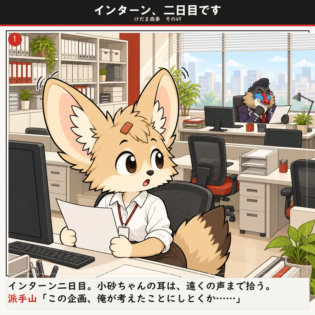 インターン、二日目です 1ページ目