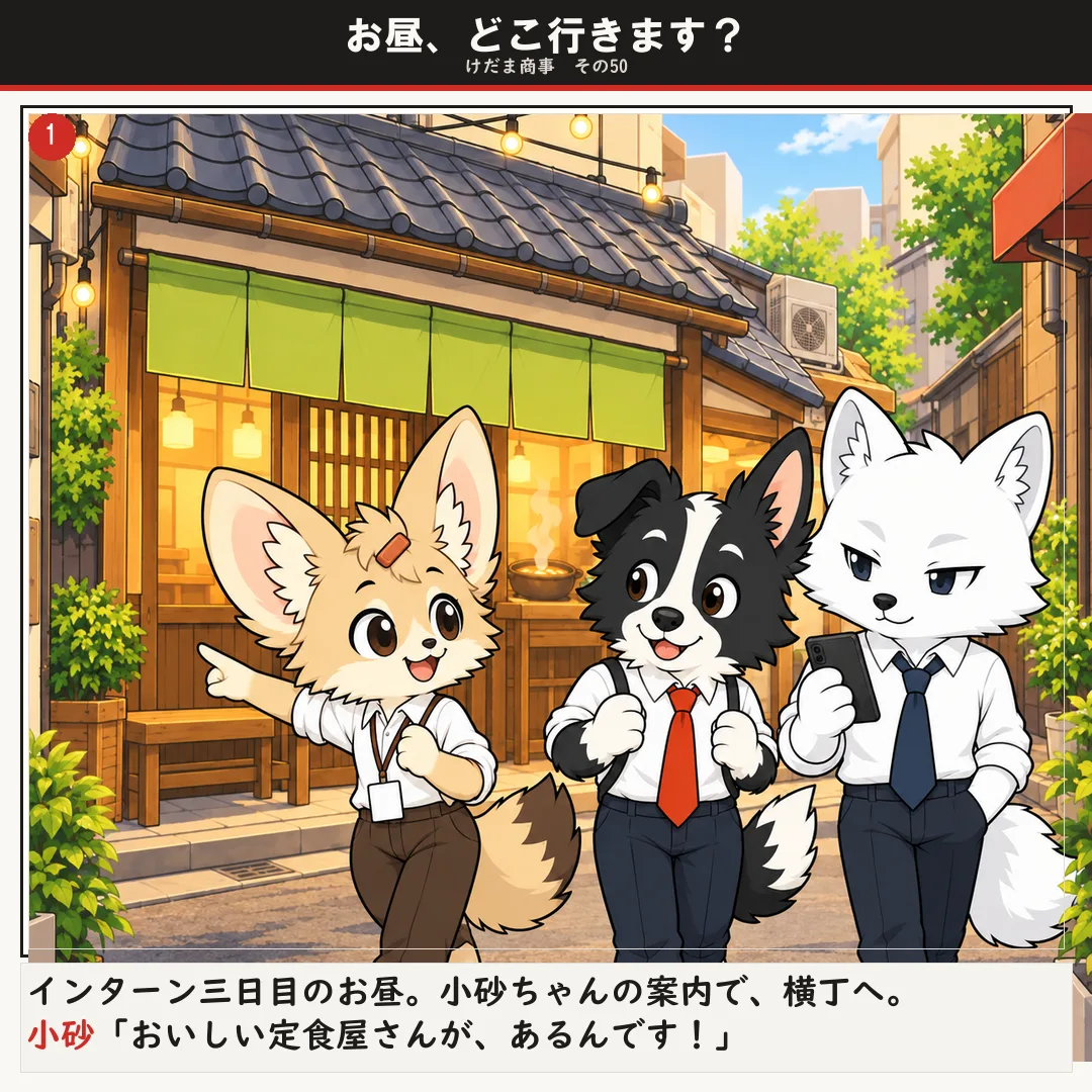 お昼、どこ行きます？ 1ページ目