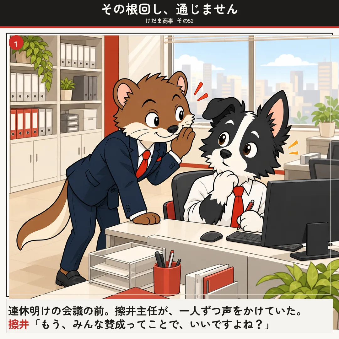その根回し、通じません 1ページ目