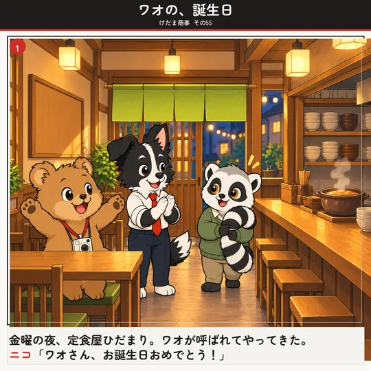 ワオの、誕生日
