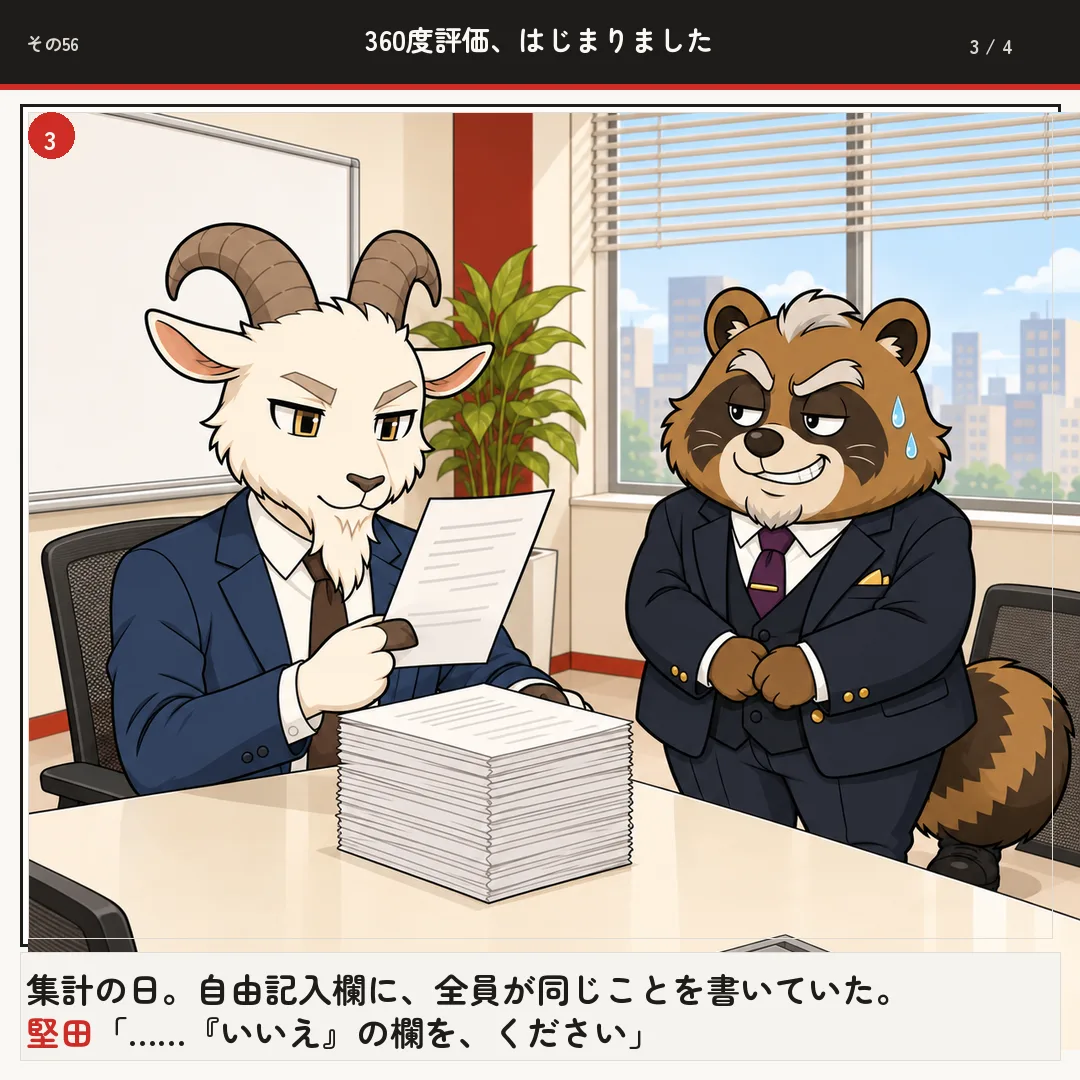 360度評価、はじまりました 3ページ目