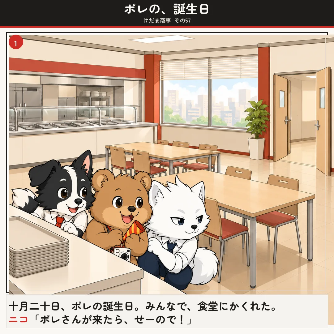 最新話「ポレの、誕生日」1ページ目