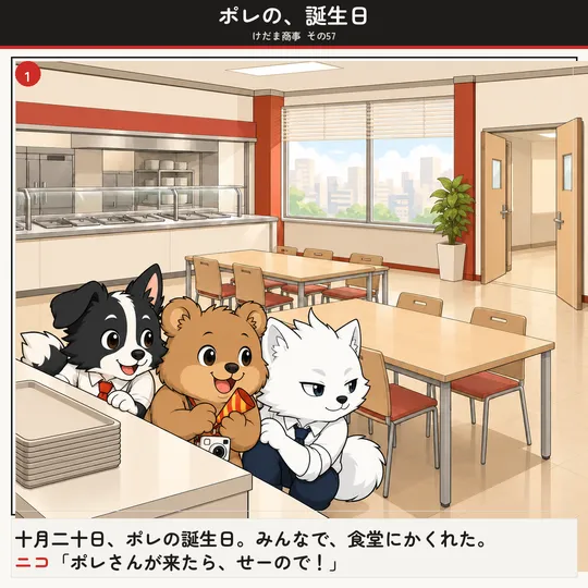 ポレの、誕生日