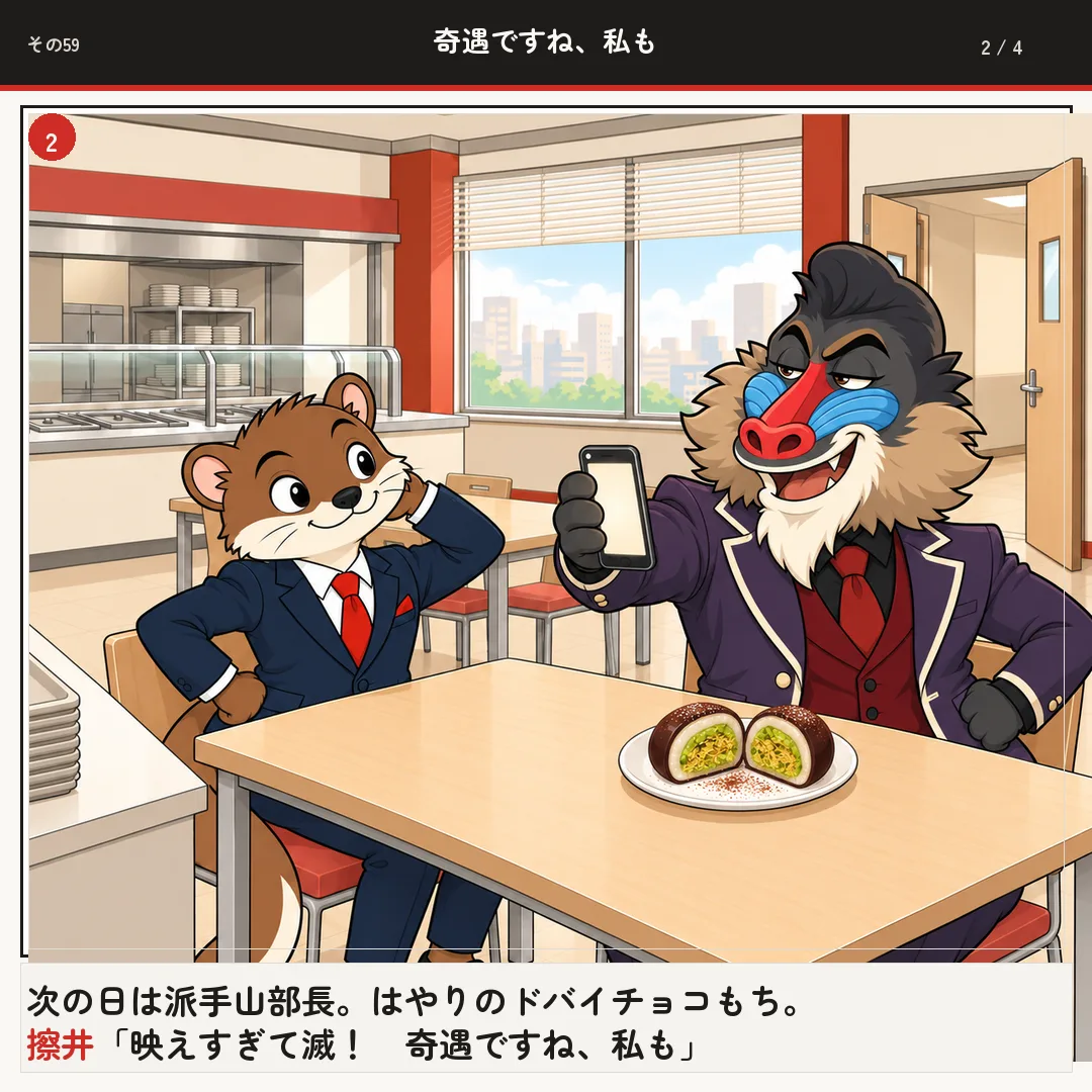 奇遇ですね、私も 2ページ目