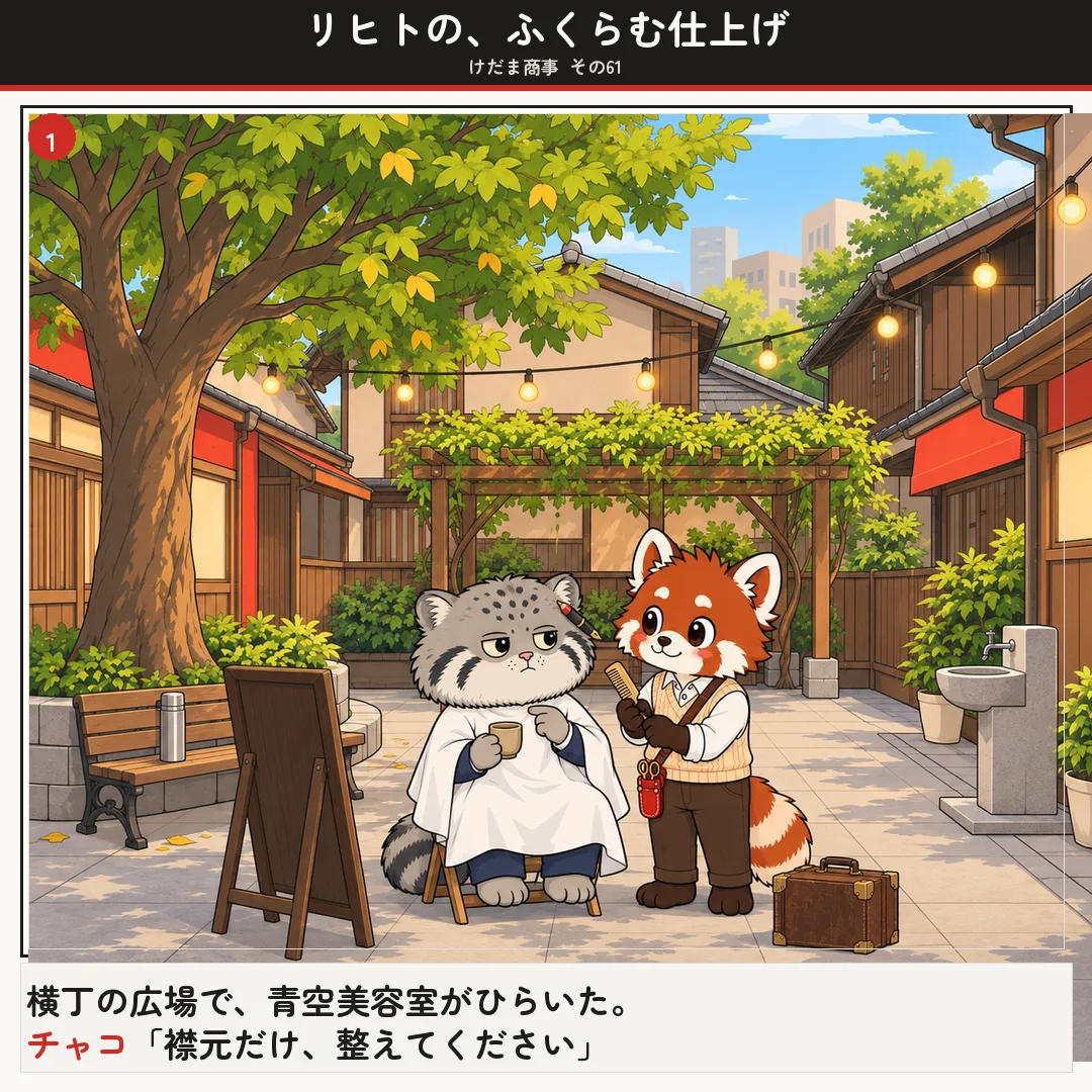 リヒトの、ふくらむ仕上げ 1ページ目