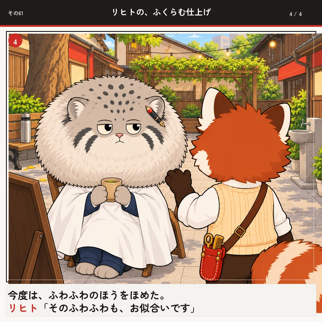 リヒトの、ふくらむ仕上げ 4ページ目