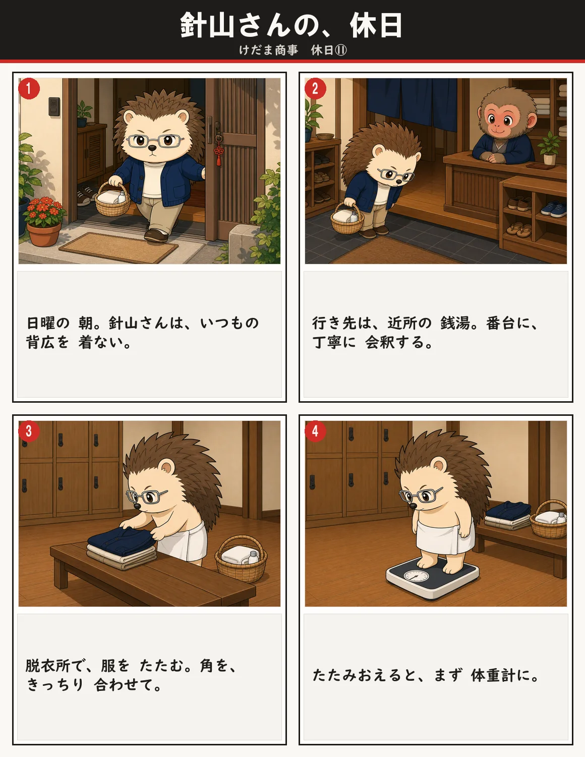 針山さんの、休日 1ページ目