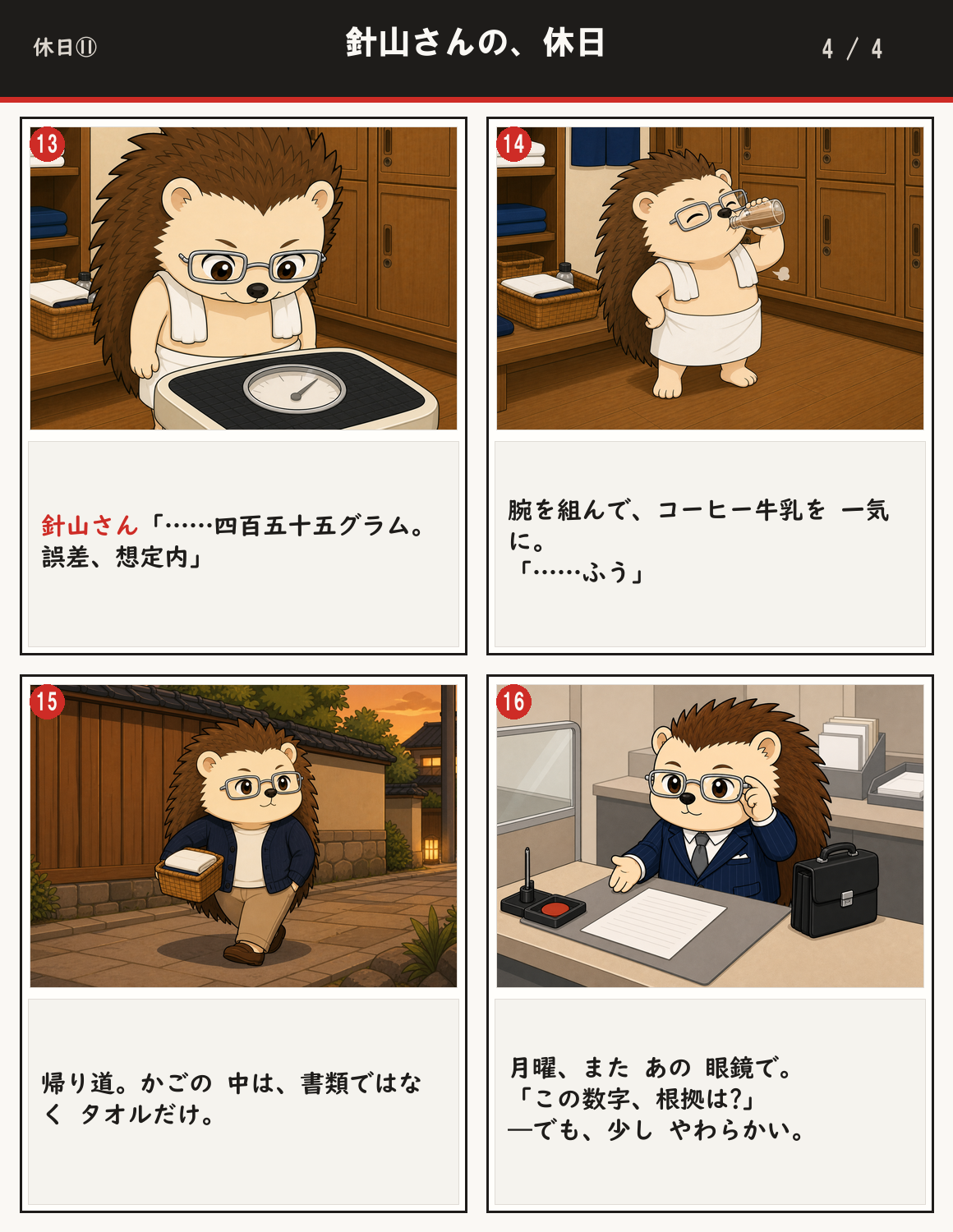 針山さんの、休日 4ページ目