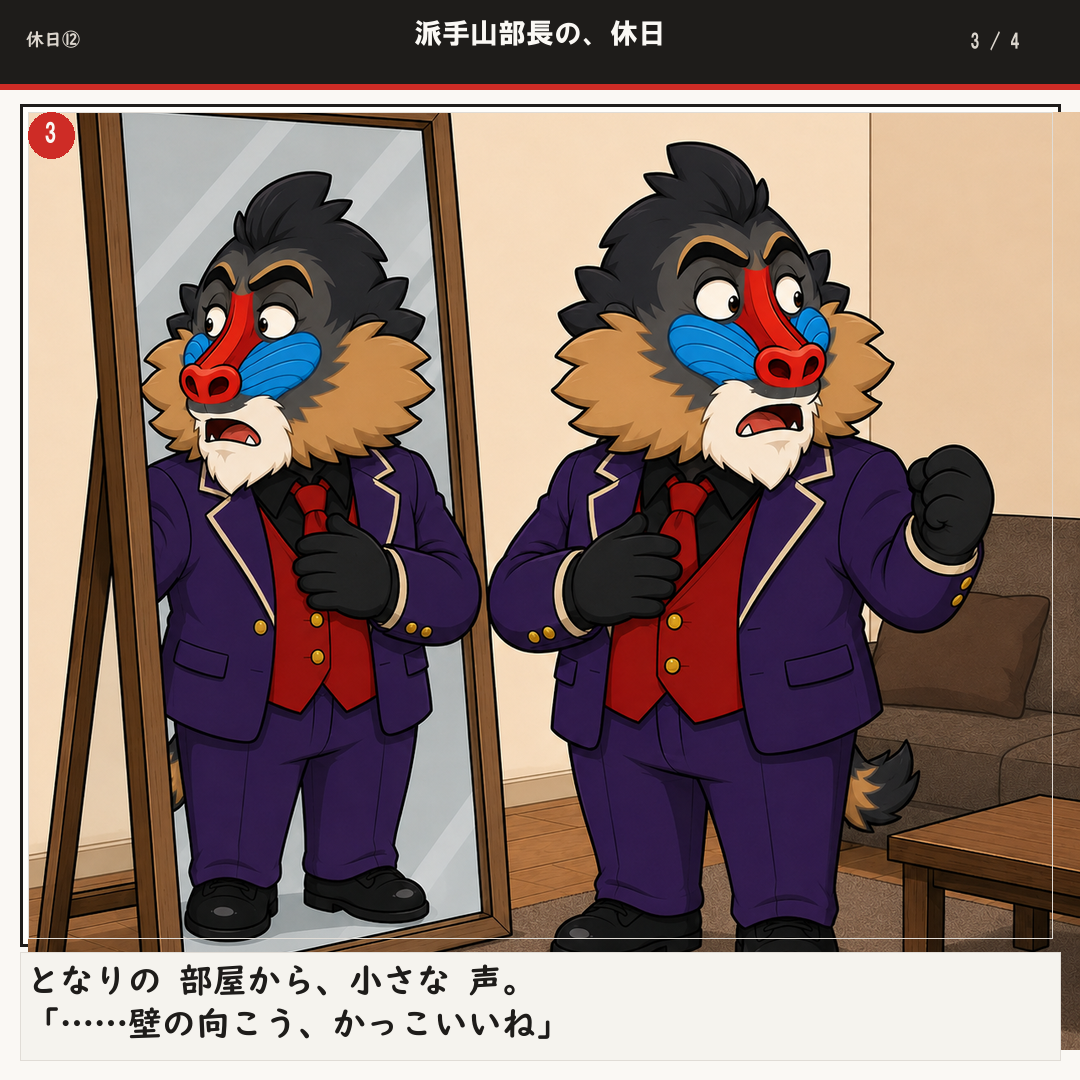 派手山部長の、休日 3ページ目