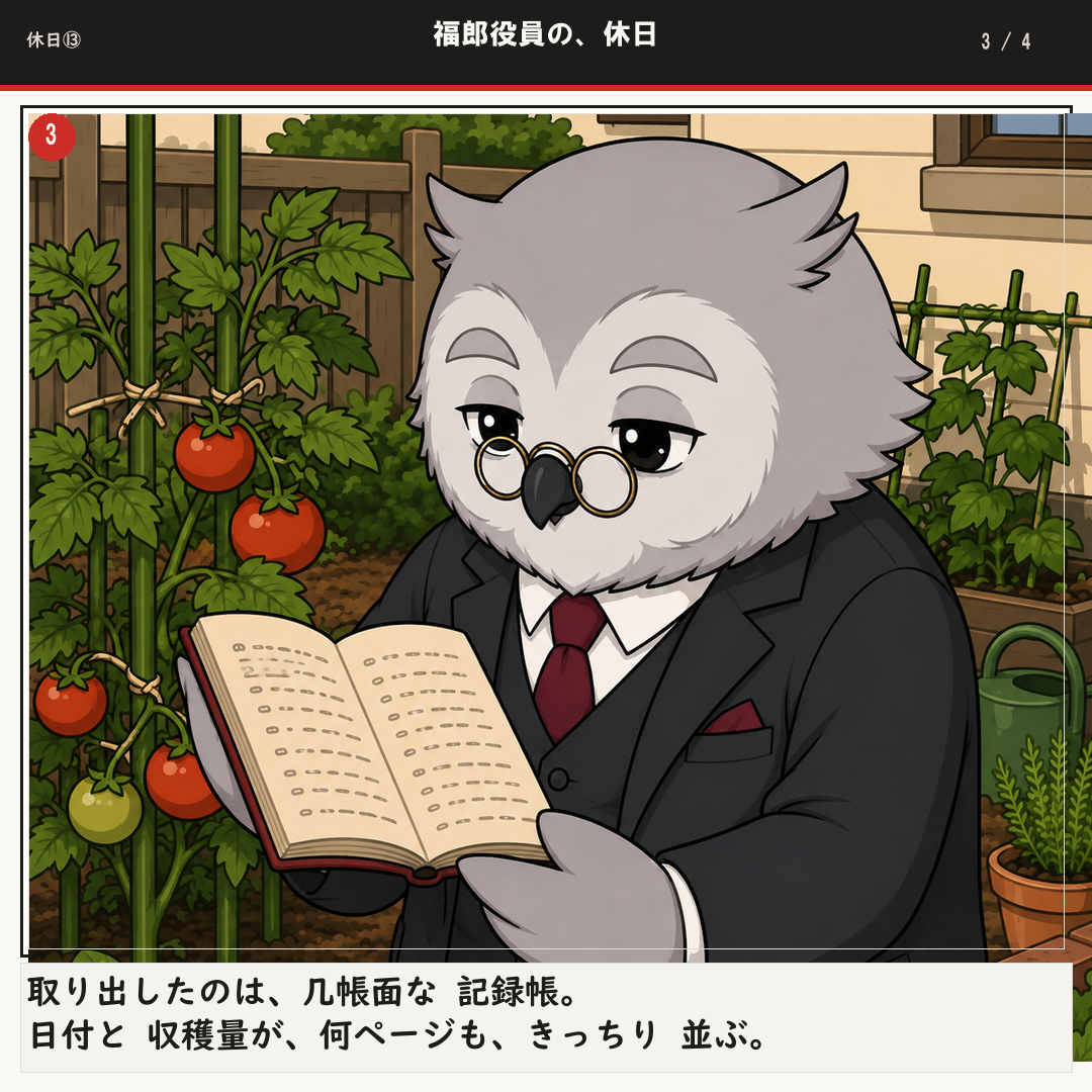 福郎役員の、休日 3ページ目
