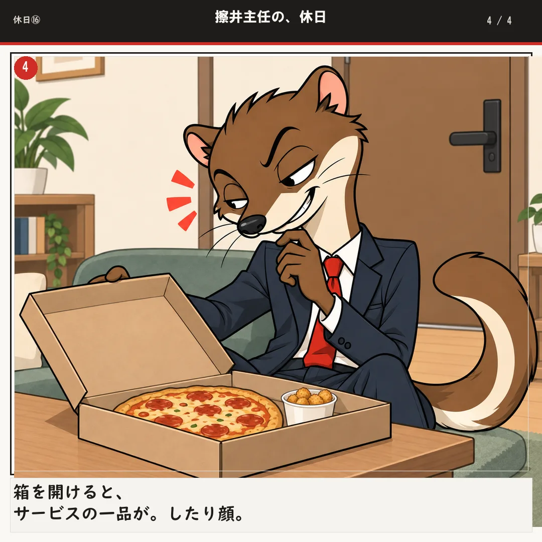 擦井主任の、休日 4ページ目