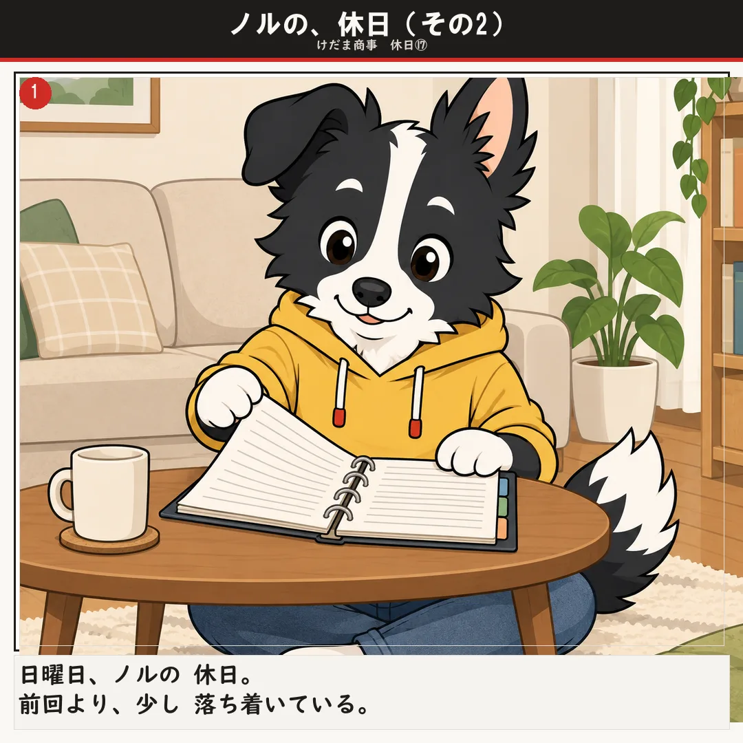 最新話「ノルの、休日（その2）」1ページ目