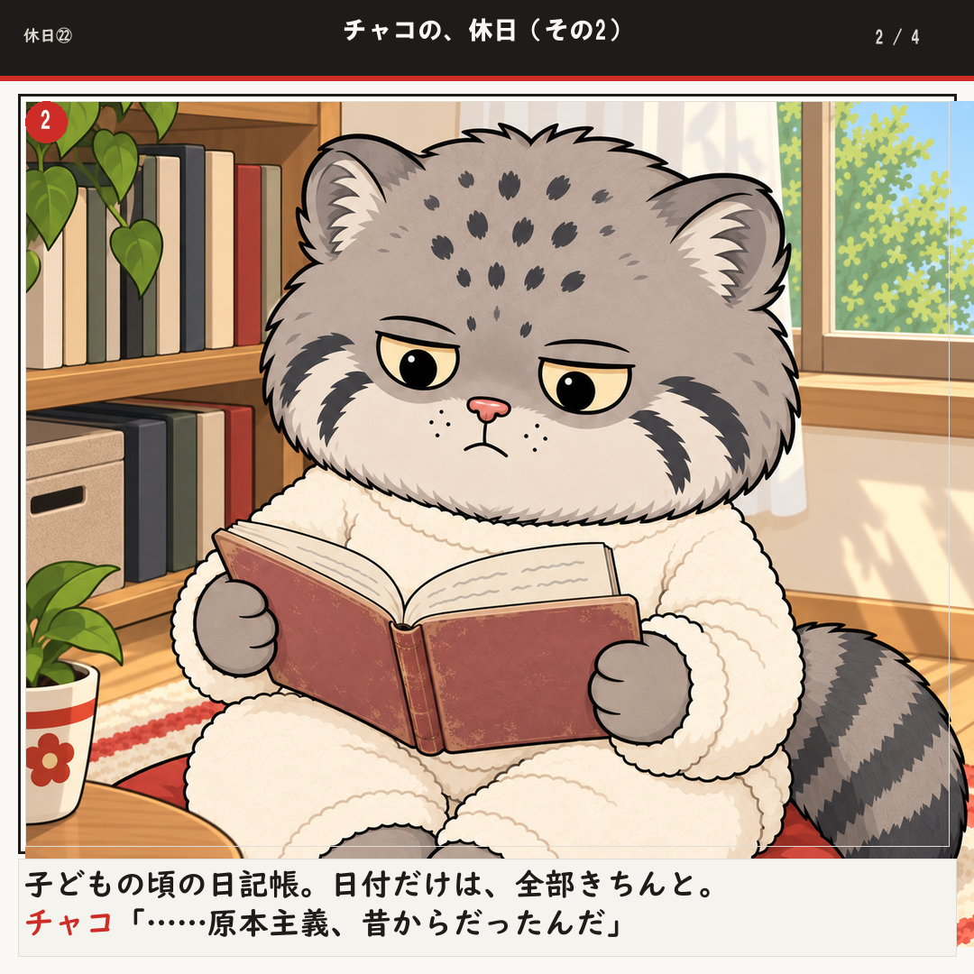 チャコの、休日（その2） 2ページ目