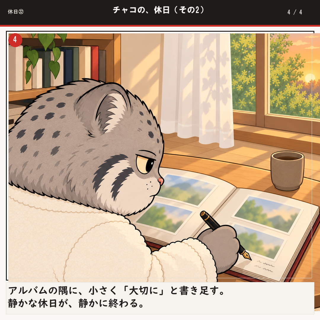 チャコの、休日（その2） 4ページ目