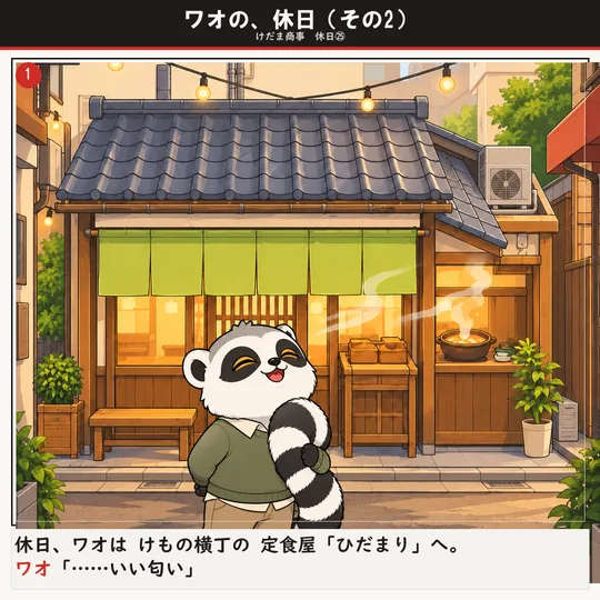 ワオの、休日（その2）
