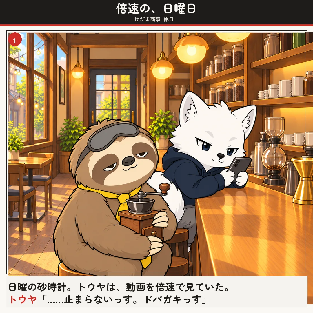 倍速の、日曜日 1ページ目