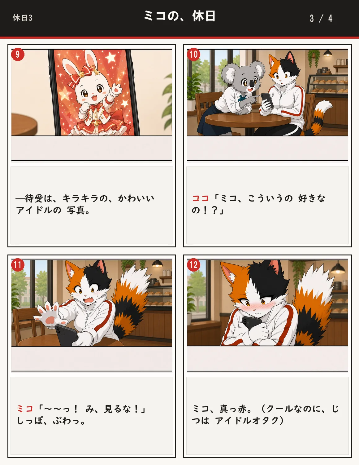 ミコの、休日 3ページ目