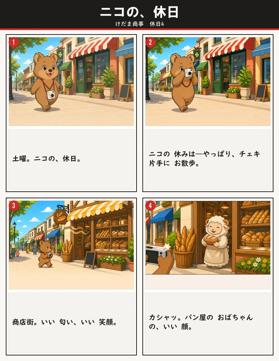 ニコの、休日 1ページ目