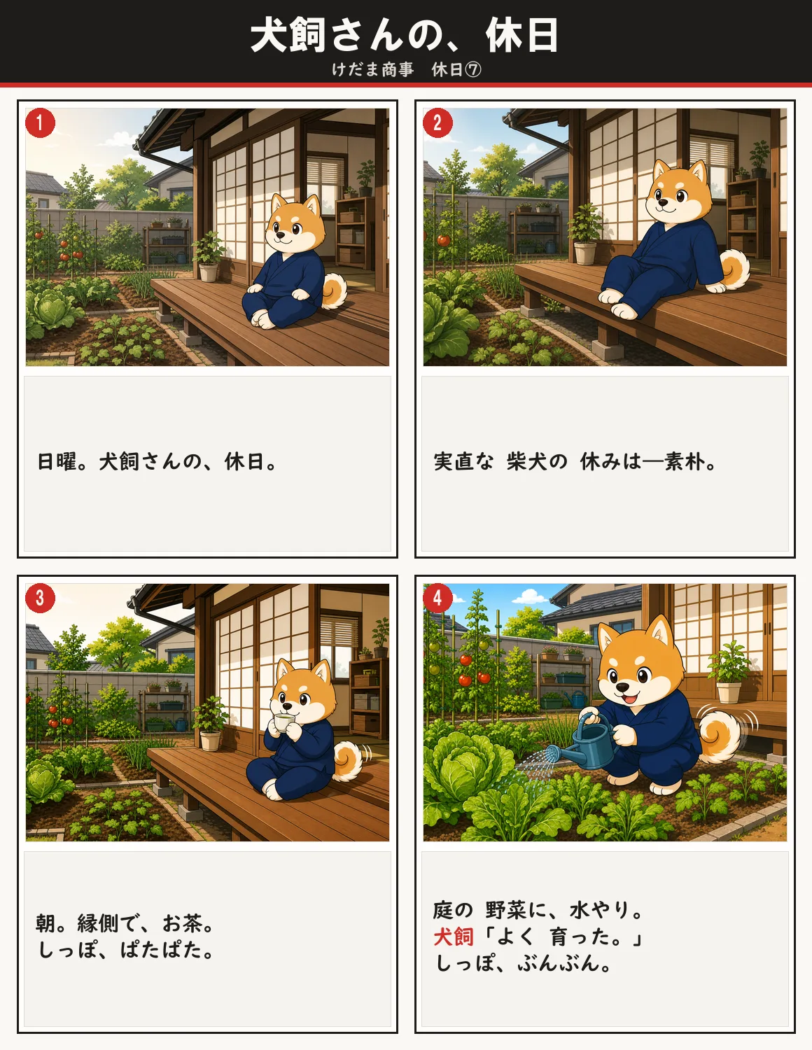 犬飼さんの、休日 1ページ目