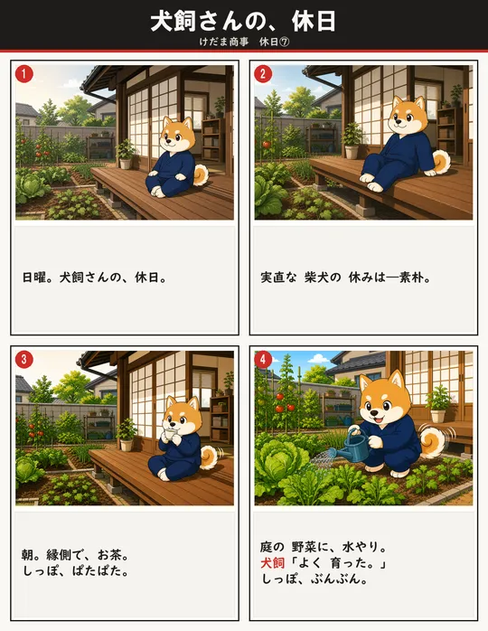 犬飼さんの、休日