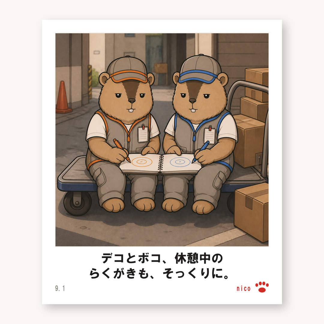 チェキ デコとボコ