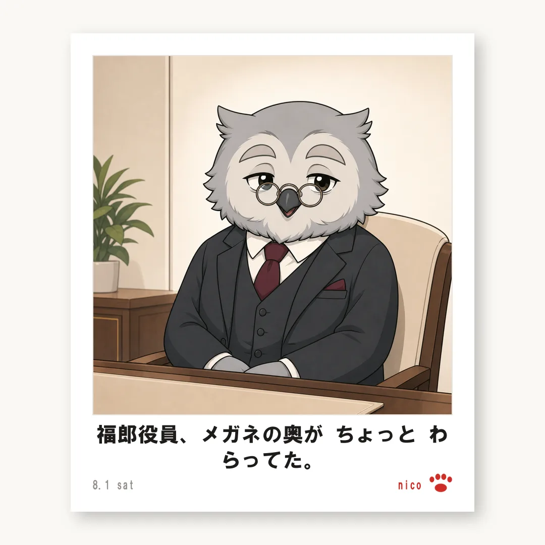 チェキ 福郎役員